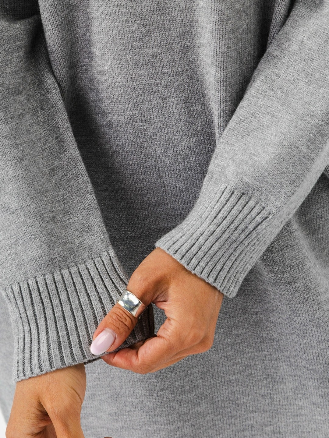 платье вязаное,трикотажное платье,теплое вязаное платье,серое платье свитер,вязаное платье женское