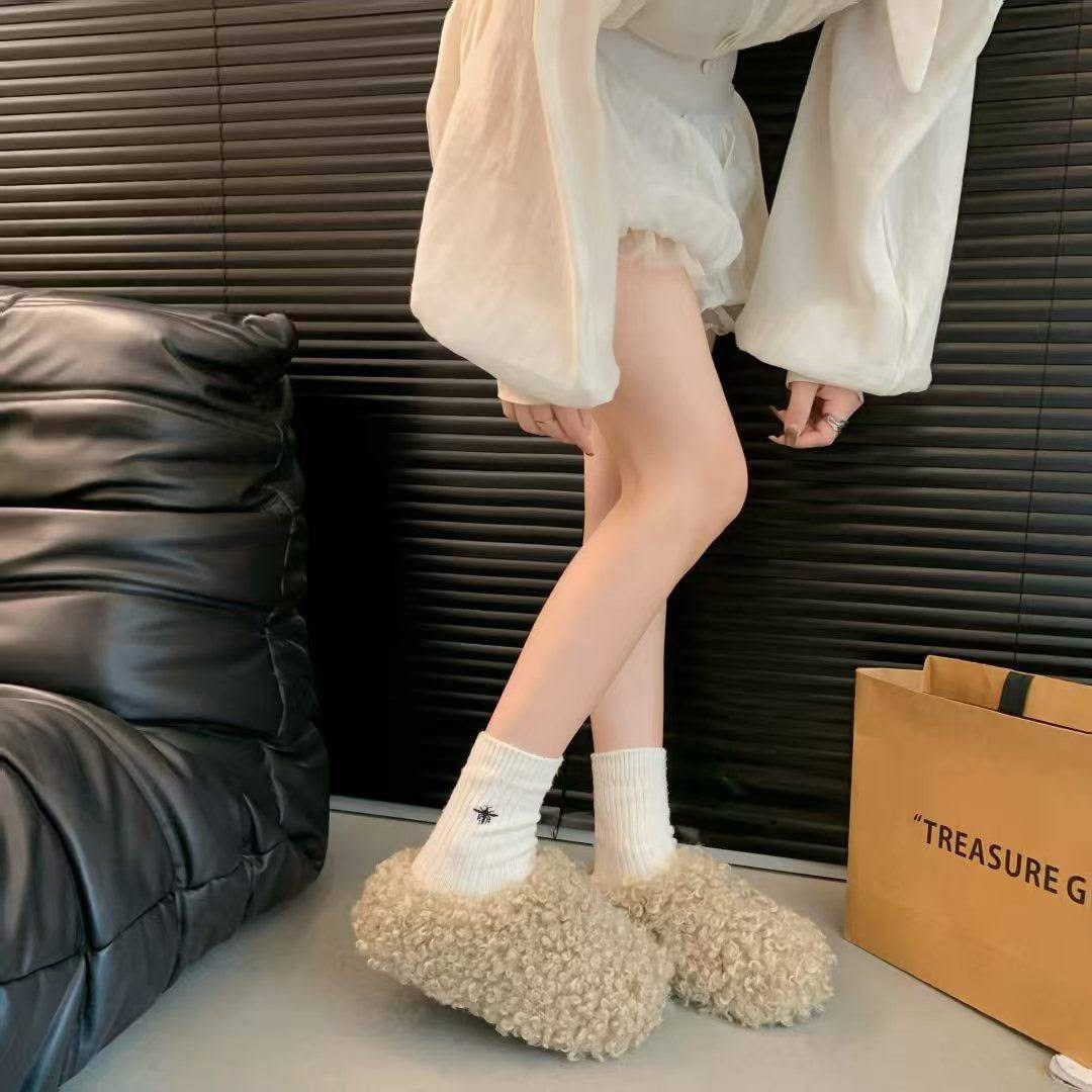 ,меховые тапочки,женские меховые тапочки,женские тапочки с мехом,тапочки модные