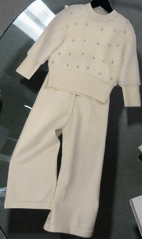 трикотажные брюки,брюки широкие,вязаные брюки,повседневные брюки,вязаные брюки для девочки