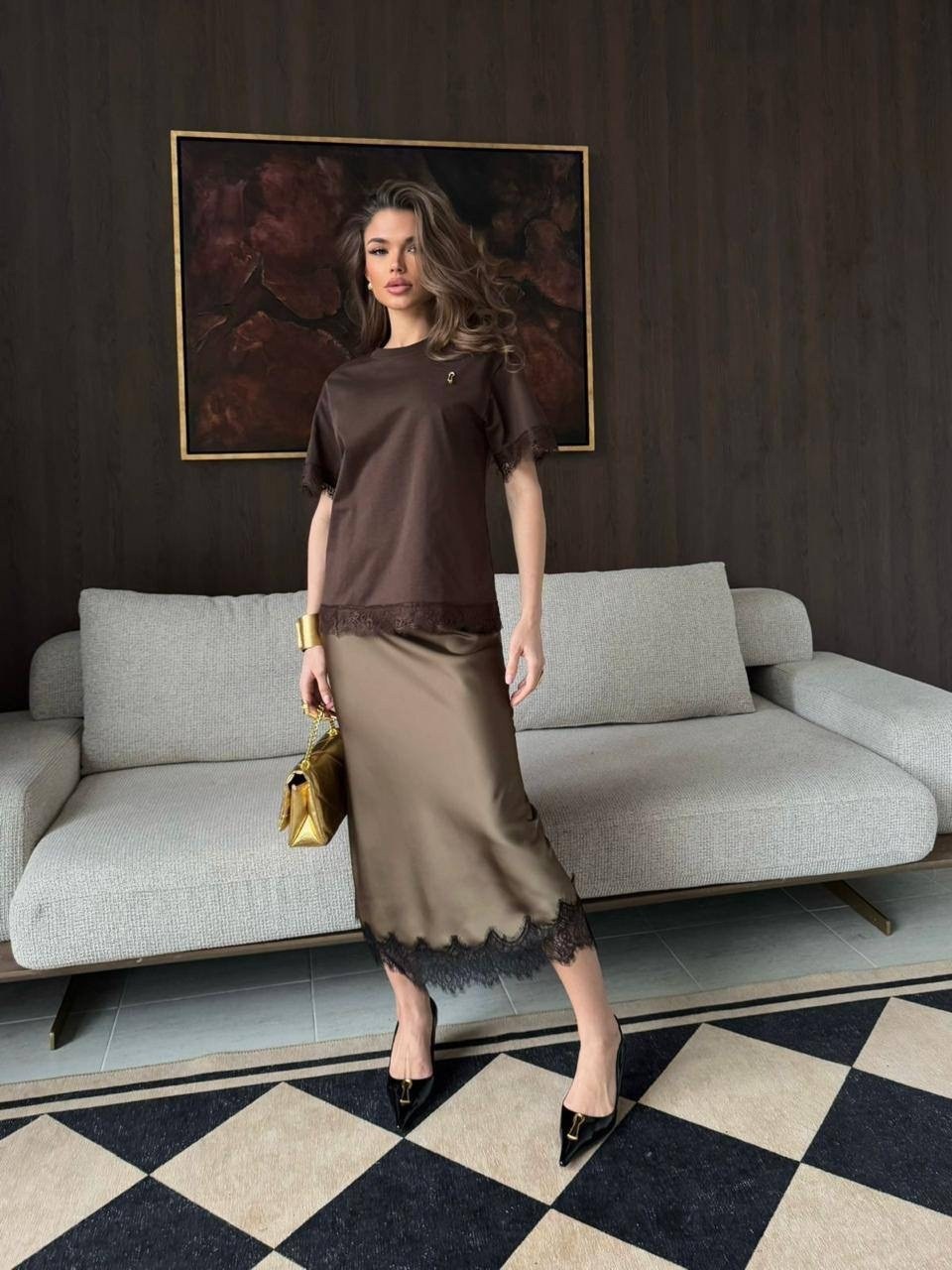 блузка женская,женская блуза,модели платьев,атласное платье