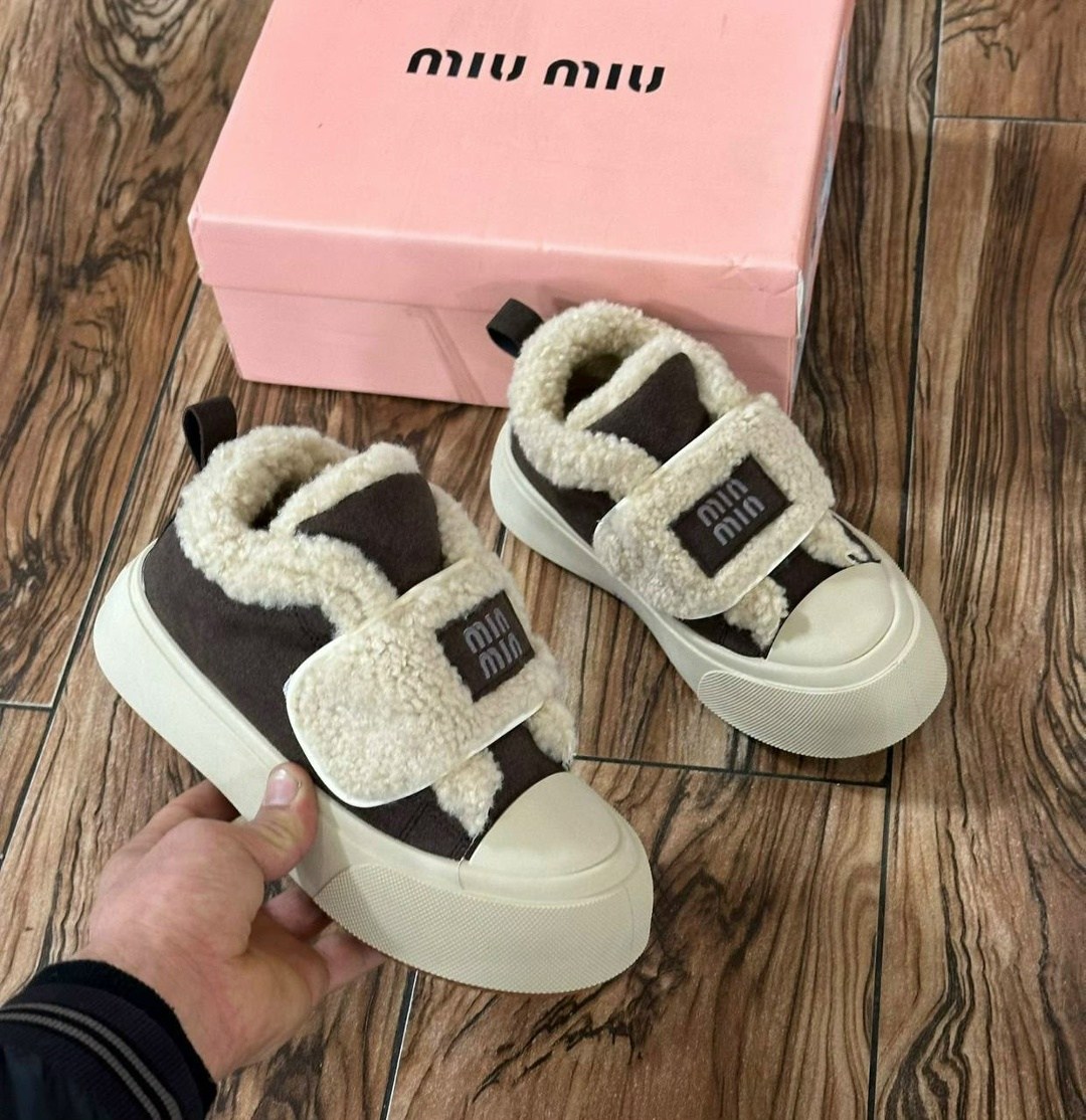 ,кроссовки miu miu женские,женские кроссовки,теплые кроссовки,женская