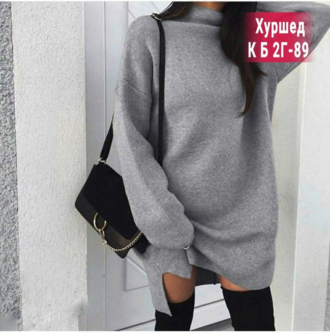 платье свитер теплое,длинный свитер,теплое платье свитер повседневное,удлиненный свитер,свитер платье