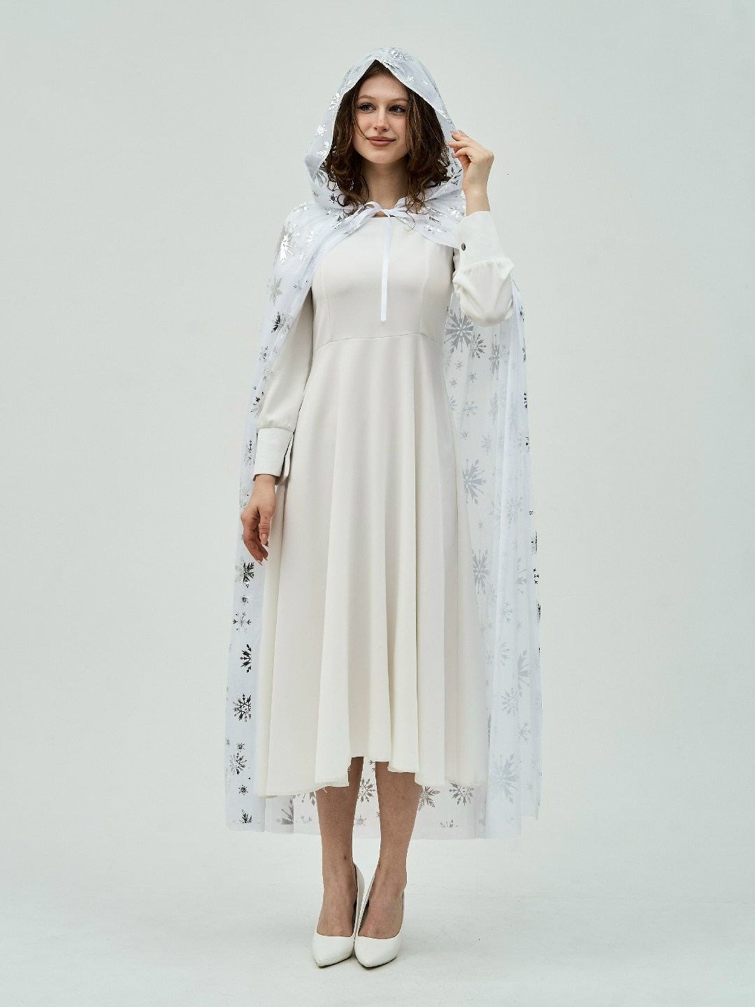 накидка с капюшоном,свадебная накидка,накидка,накидка с капюшоном белая,платье накидка