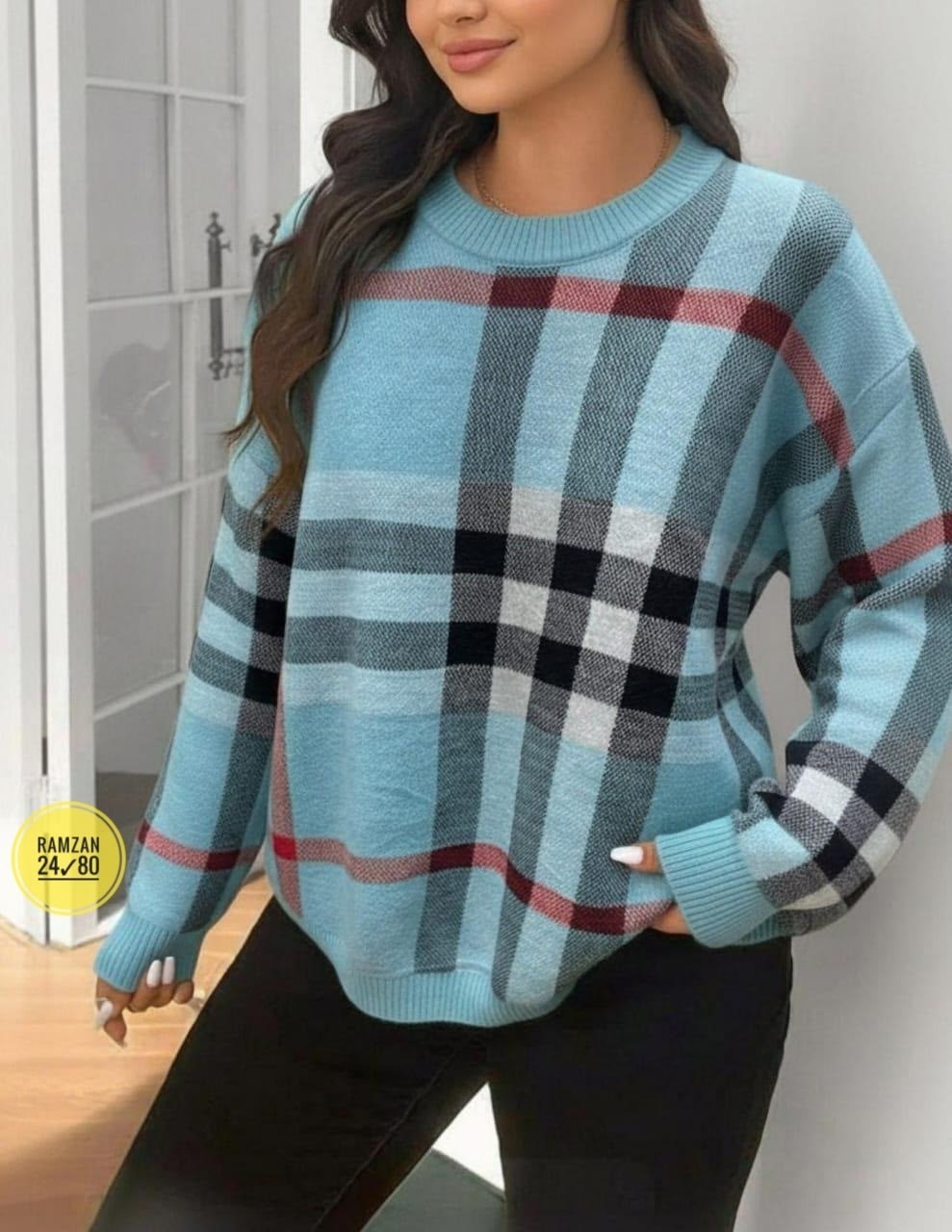 свитер burberry,свитер в клетку,свитеры модные,джемпер в клетку,burberry sweater