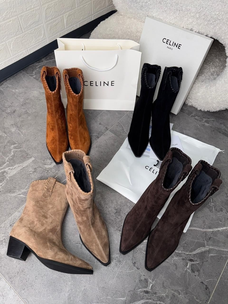 замшевые ботильоны,сапоги изабель марант казаки,замшевые ботинки,сапоги celine, celine 2025