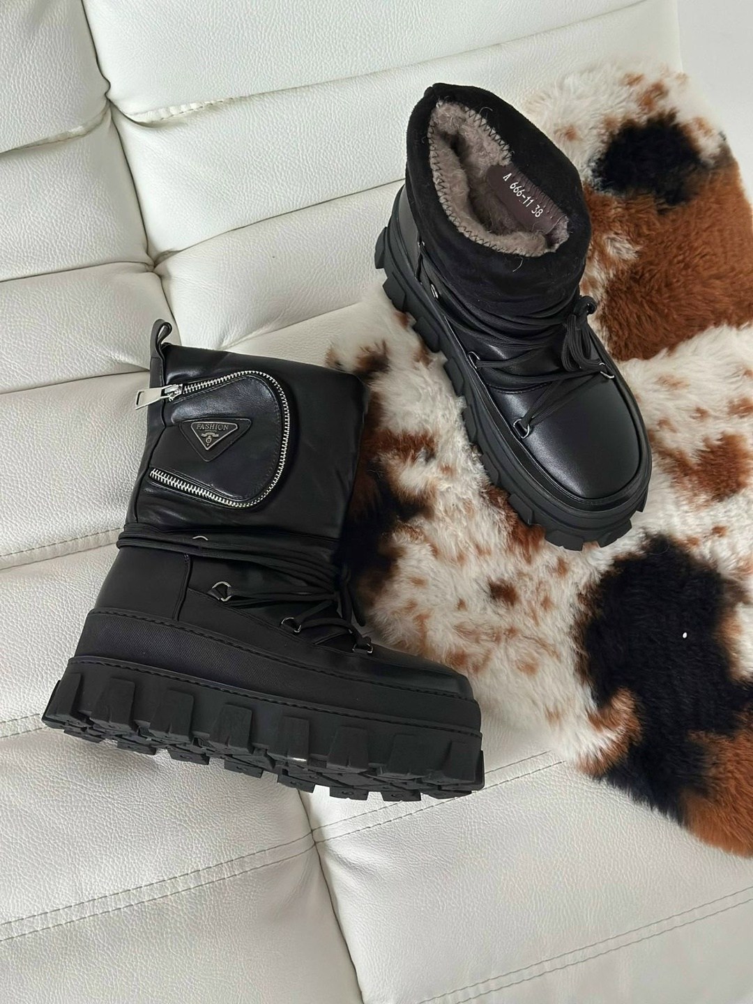 дутики prada,дутики прада женские,,луноходы женские,дутики женские