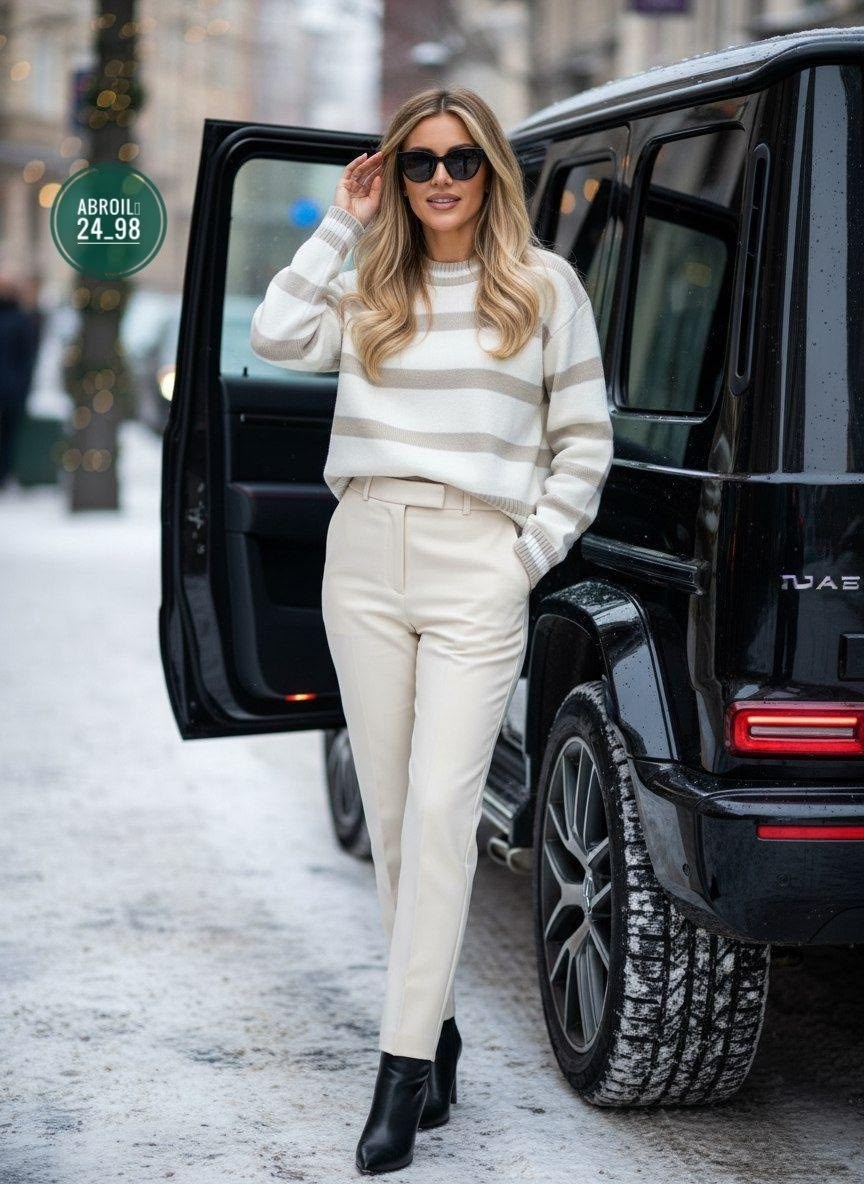 свитер в полоску,женский свитер в полоску,модные свитера,женский свитер,джемпер в полоску