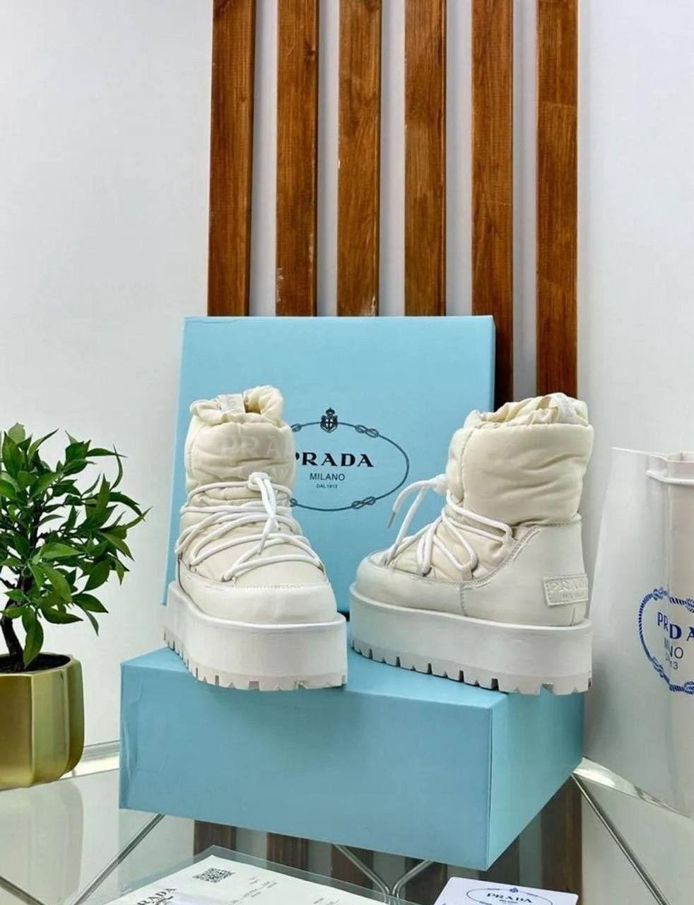 дутики прада,,дутики prada,женские дутики, женская