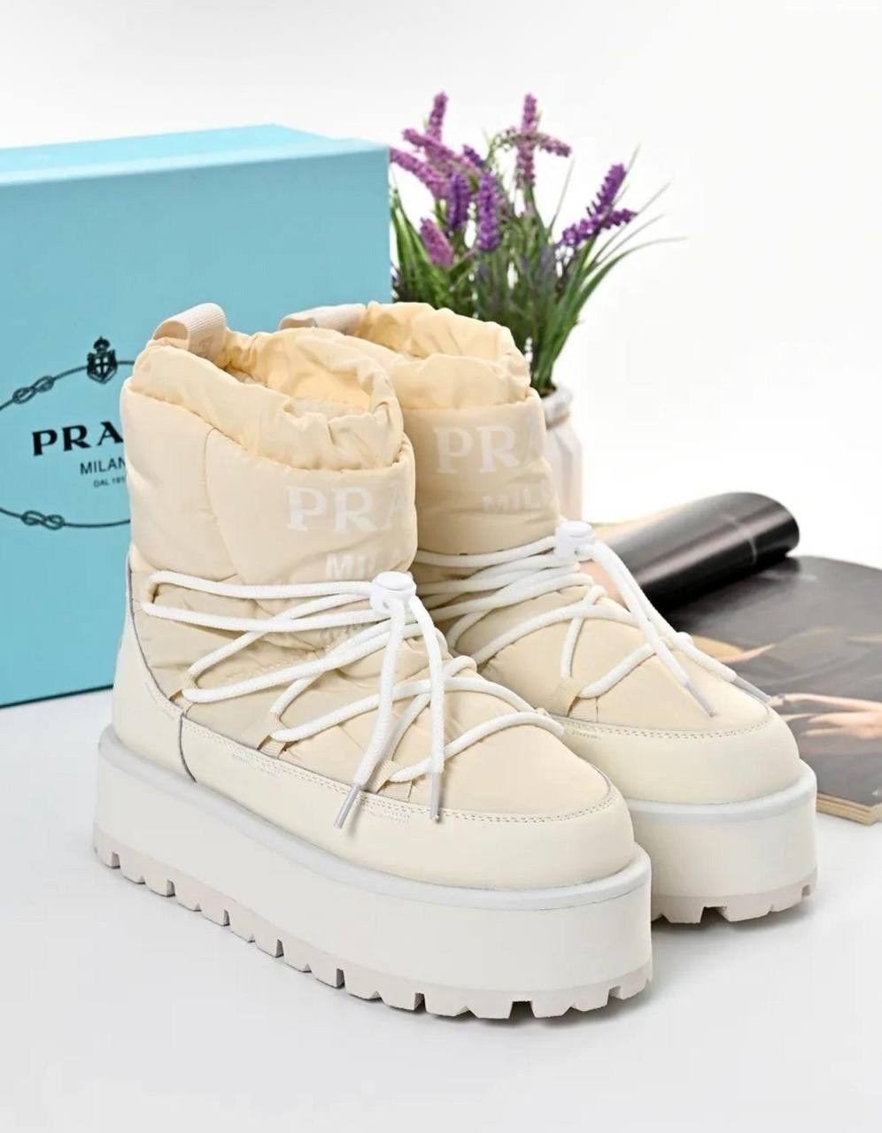 дутики прада,,дутики prada,женские дутики, женская