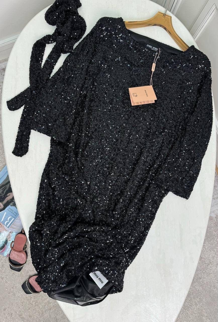 платье с пайетками,платье женское с пайетками,платье вечернее с пайетками,нарядное платье с пайетками,черное велюровое платье женское с пайетками