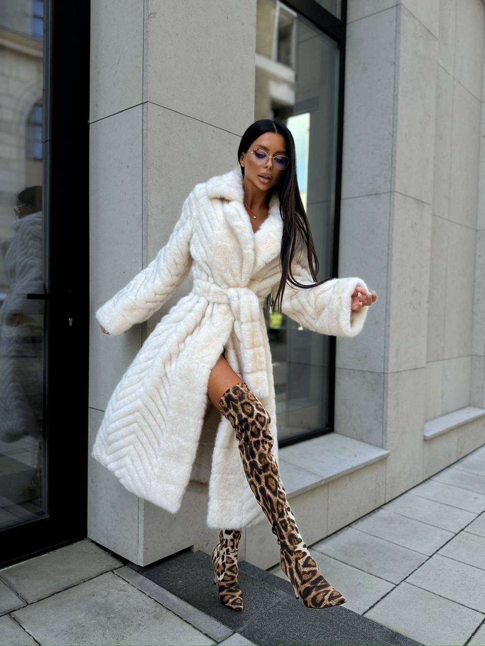 шуба из экомеха,шуба из эко меха,шуба белая,эко шуба,шуба из эко меха под норку