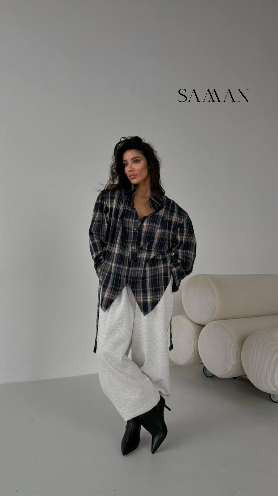 рубашка женская,рубашка свободного кроя,рубашка в клетку оверсайз удлиненная,рубашка оверсайз в клетку,женская рубашка в клетку