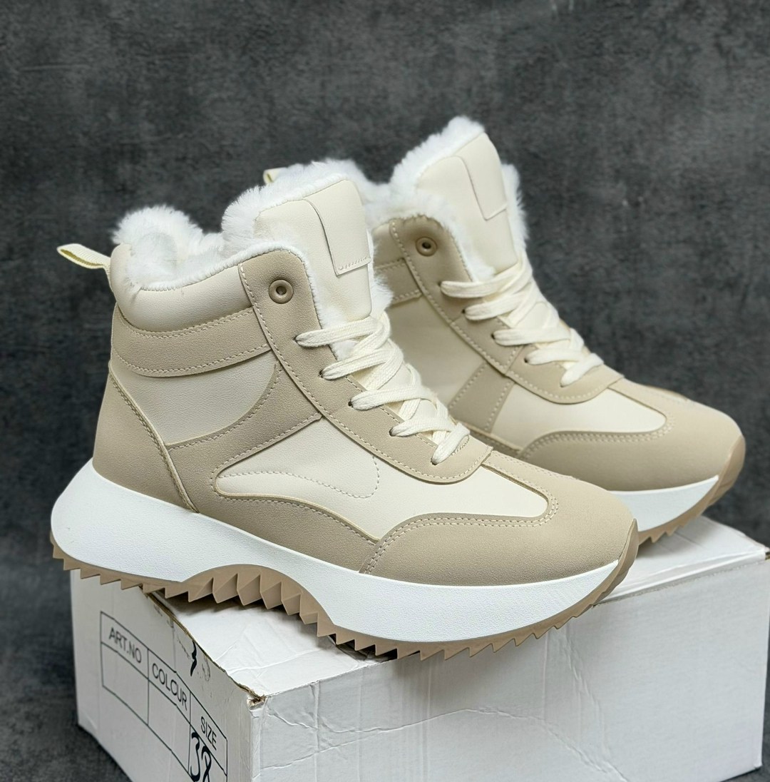 женские кроссовки,кроссовки женские зимние,бежевые кроссовки,,зимняя