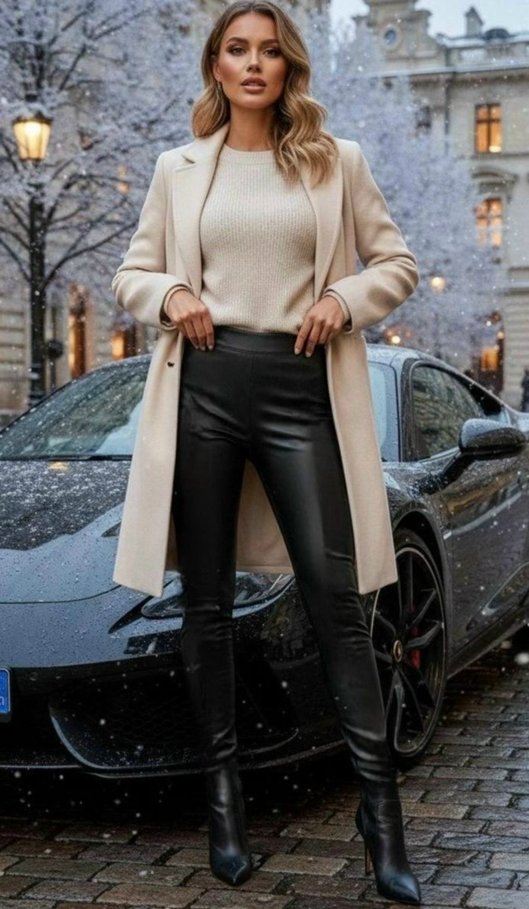 модные образы,мода стиль,образ с кожаными брюками,образ с кожаными штанами