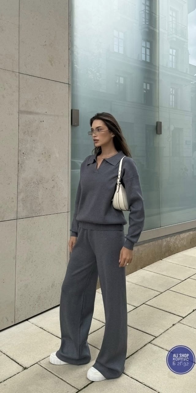 костюм трикотажный,вязаные костюмы,костюм с брюками палаццо,спортивные костюмы