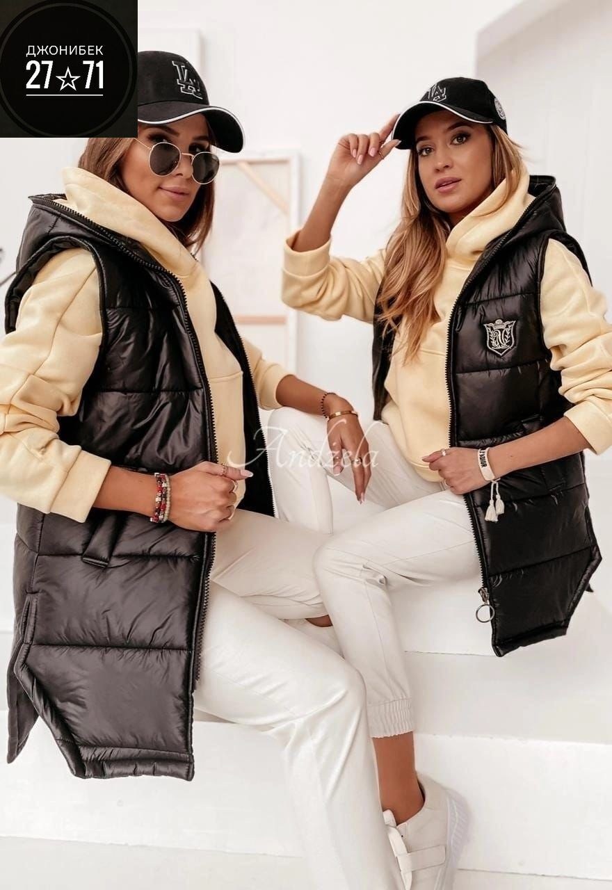 жилетка женская,жилет женский,модные синтепоновые жилеты,жилетка с капюшоном,жилет женский теплый