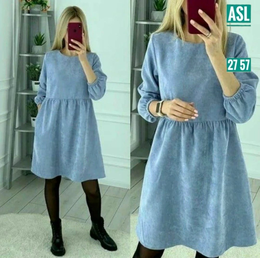 платье вельветовое повседневное,теплое платье,платье женская,платье на флисе,женское платье миди