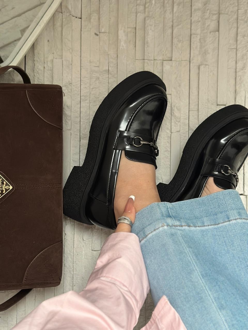 ,женские лоферы,женские лоферы на платформе,лоферы на платформе,лоферы женские черные
