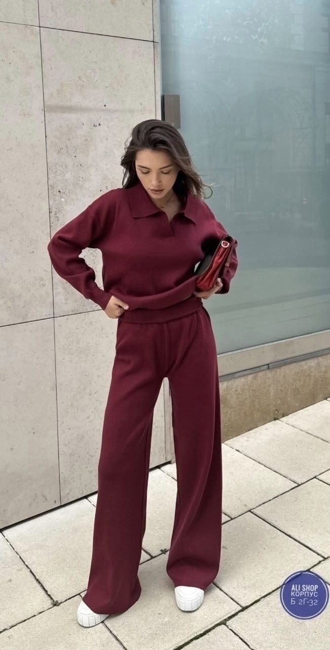 костюм трикотажный,вязаные костюмы,костюм с брюками палаццо,спортивные костюмы