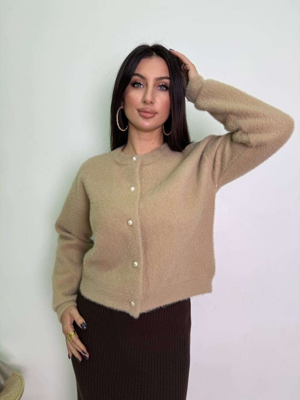 кардиган,молочный кардиган,пушистый кардиган,вязаные кардиганы,кардиган женский