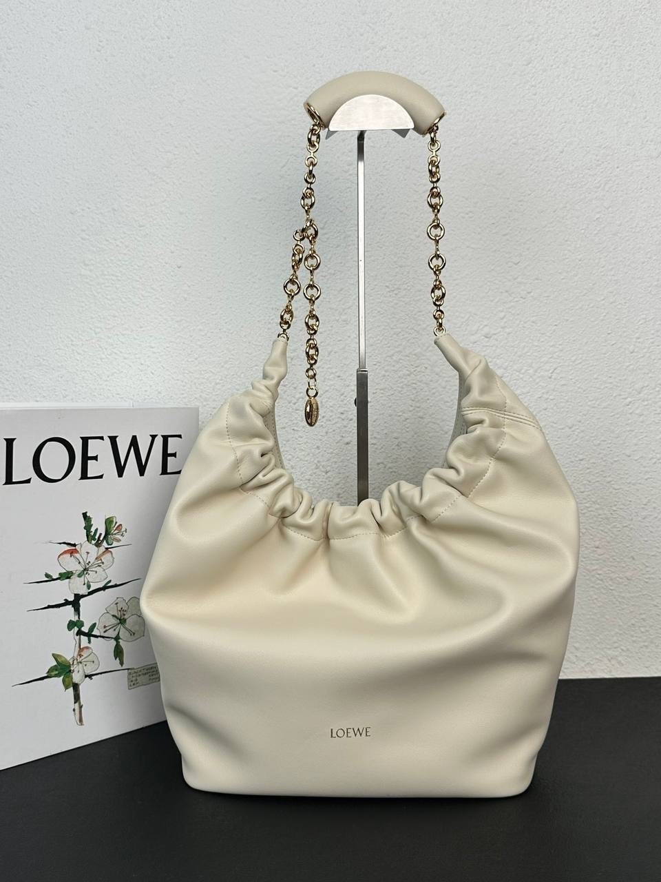 сумка loewe,сумка,сумка женские,модная сумка,сумка с цепью