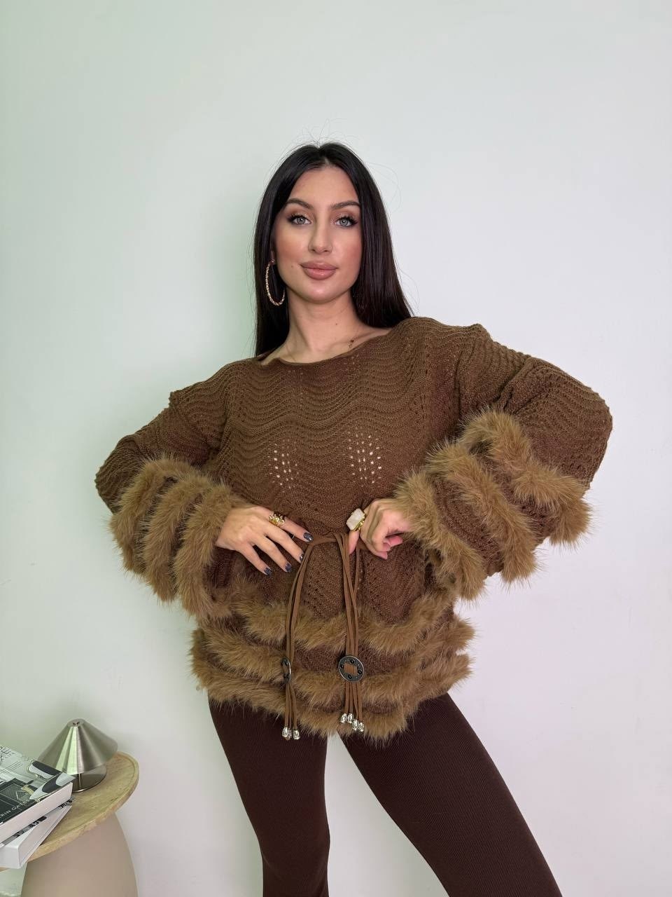 модный джемпер,свитер с бахромой,вязаные свитера,кофта женская,вязаные свитера женские