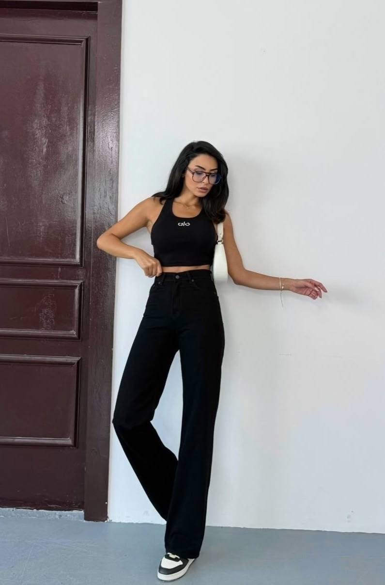 джинсы трубы клеш прямые широкие с высокой,джинсы женские черные,джинсы женские широкие,широкие черные джинсы,джинсы трубы клеш прямые широкие