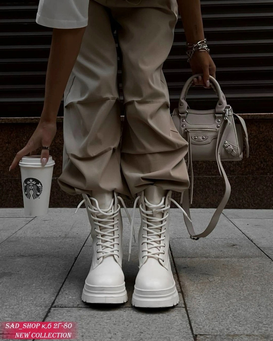 белые ботинки,стиль карго,женские ботинки,стильные ботинки,ботинки модные