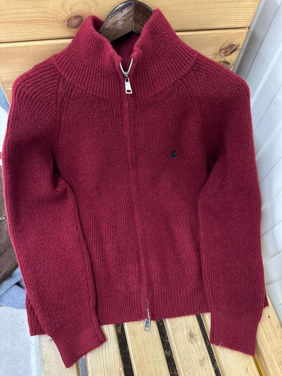 джемпер ralph lauren zip,ralph lauren свитер half zip,бордовый кардиган,вязаная кофта,джемпер кардиган