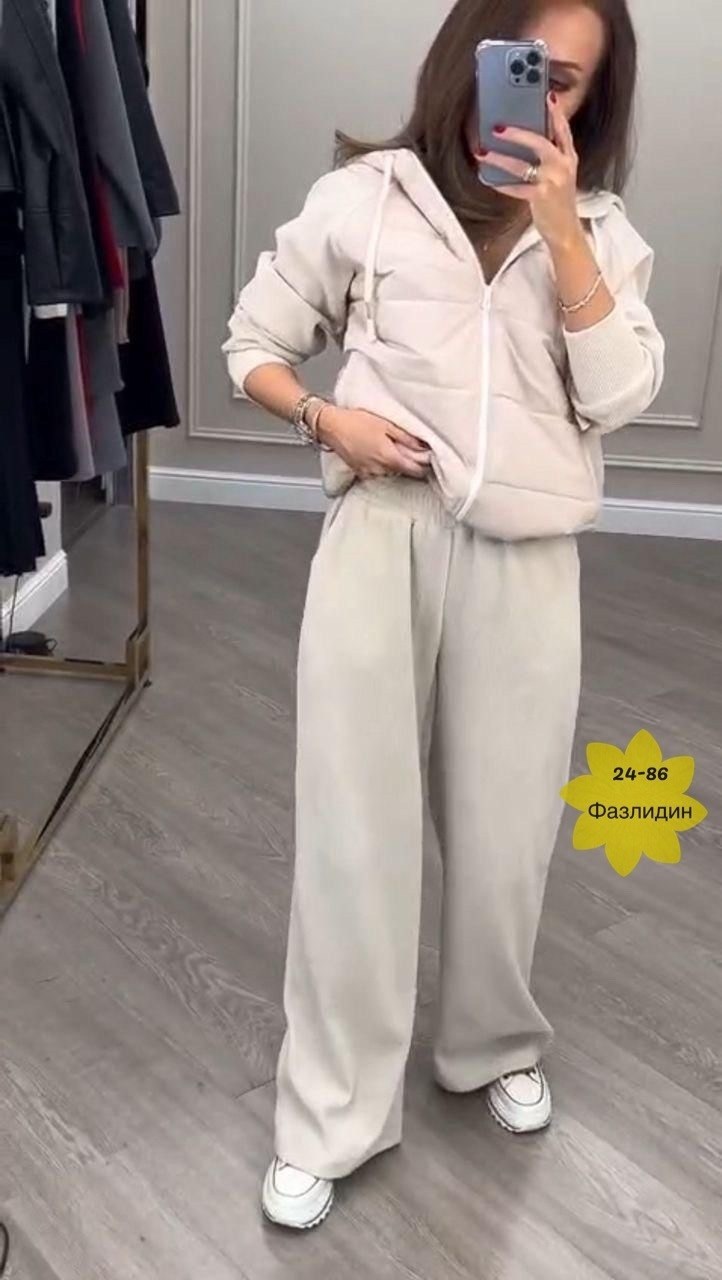 костюм на флисе,стильные костюмы,костюм бежевый,костюм с брюками,женский костюм на флисе
