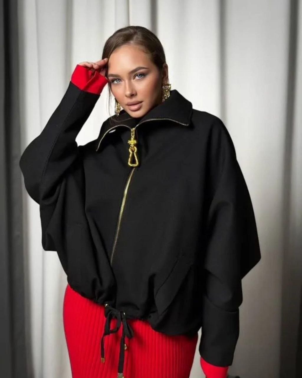 женская верхняя одежда,кофта женская,оверсайз куртка,кофта пончо