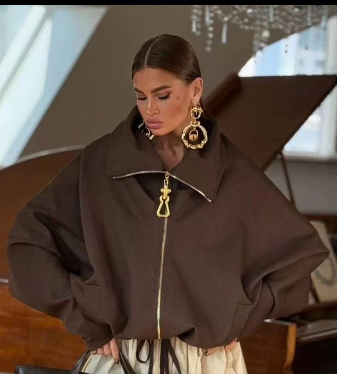 женская верхняя одежда,кофта женская,оверсайз куртка,кофта пончо