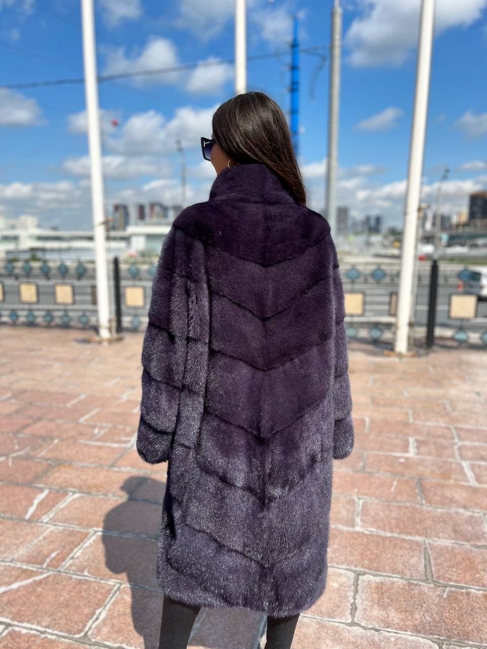 шуба норковая лавандового цвета,шубы норковые,шуба норка,шуба из норки,норковая шуба цвет лаванда