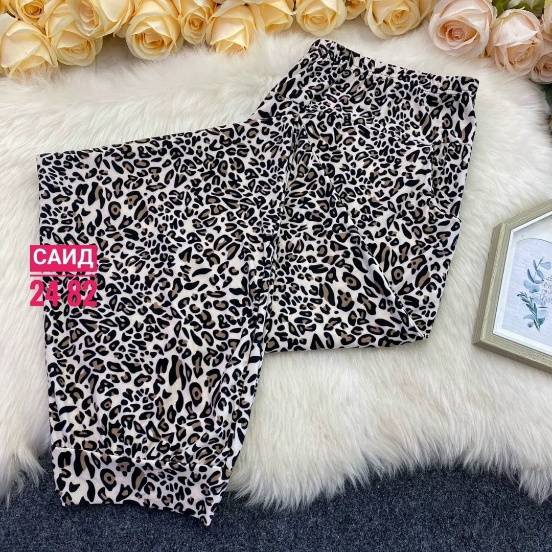 леопардовые брюки,брюки с леопардовым принтом,леопардовые штаны,леопардовый,брюки комплект