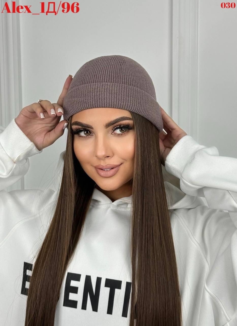 шапка весенняя женская,женская шапка,весенняя шапка бини,шапка женская бини,шапка с отворотом женская