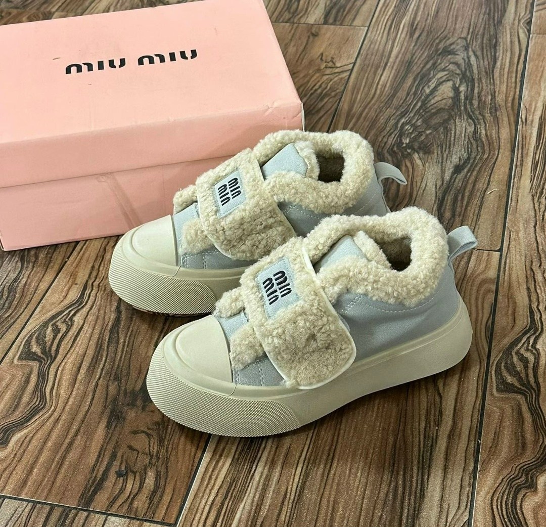 ,кроссовки miu miu женские,женские кроссовки,теплые кроссовки,женская