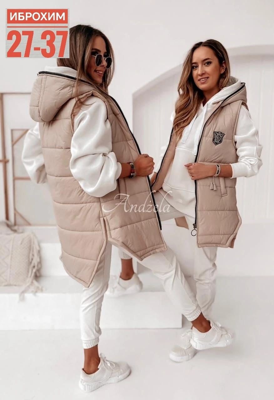 жилетка женская,модные синтепоновые жилеты,жилет женский,жилетка с капюшоном,жилетка женская размером 42