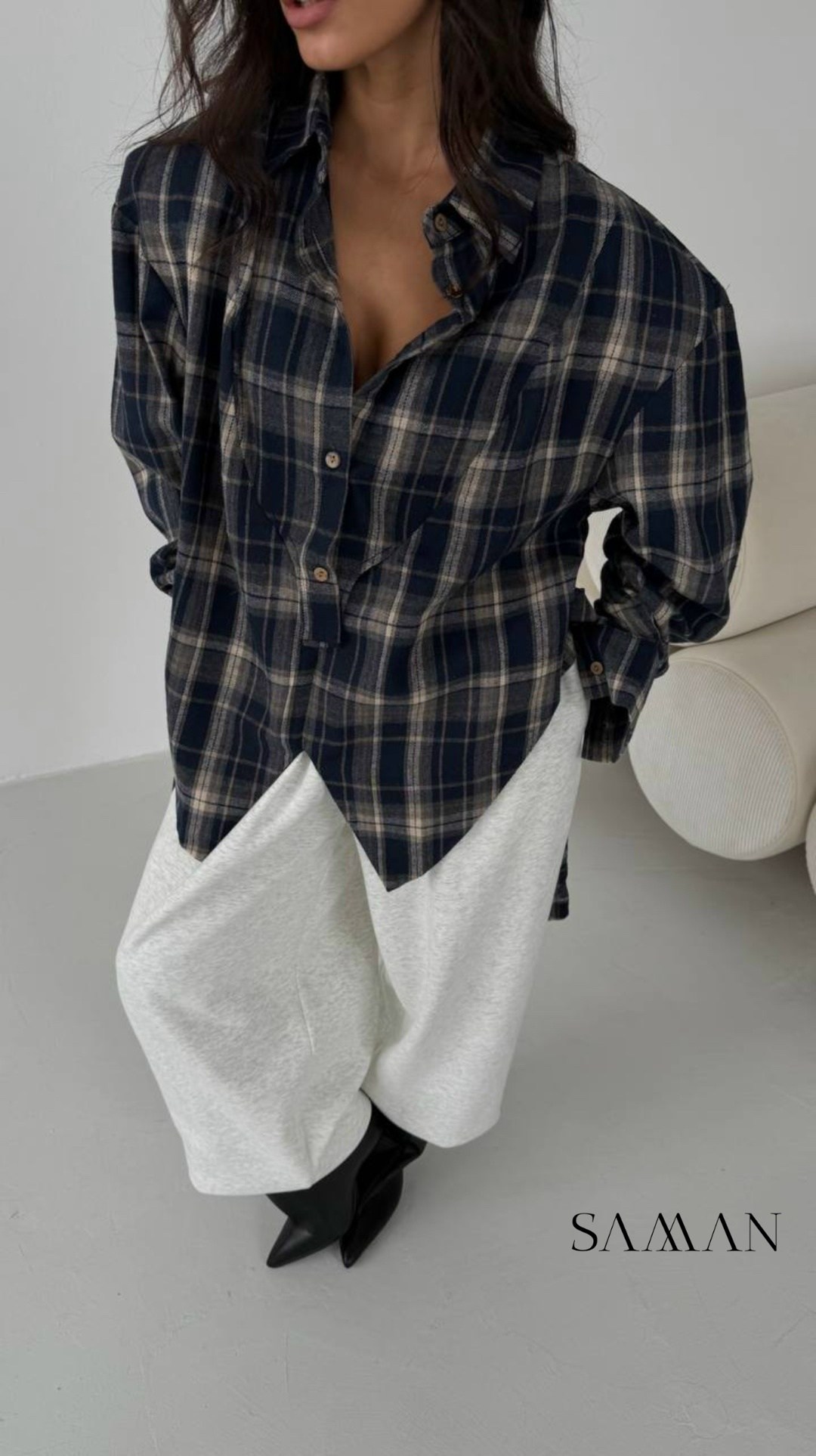 рубашка женская,рубашка свободного кроя,рубашка в клетку оверсайз удлиненная,рубашка оверсайз в клетку,женская рубашка в клетку