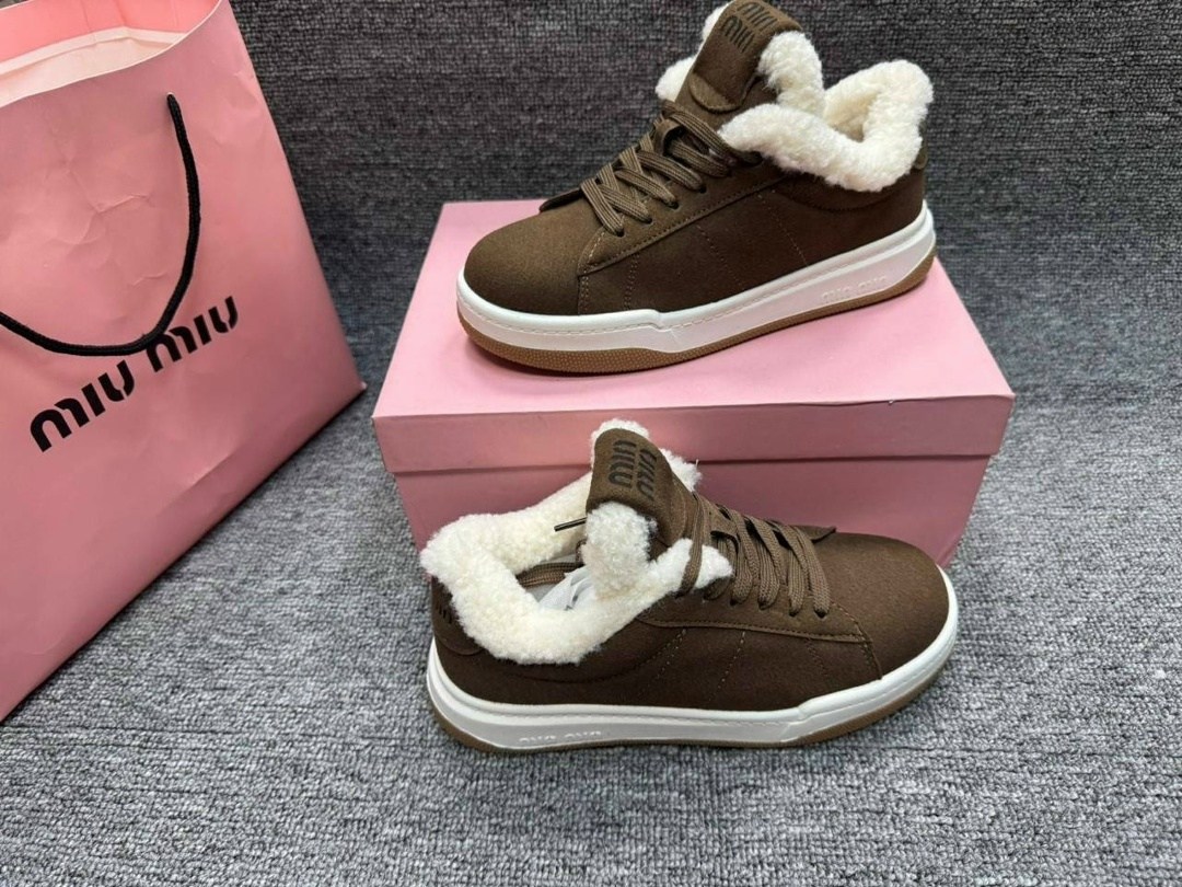 ,женские кроссовки miu miu,кроссовки женскиe,кроссовки miu miu,меховые кроссовки