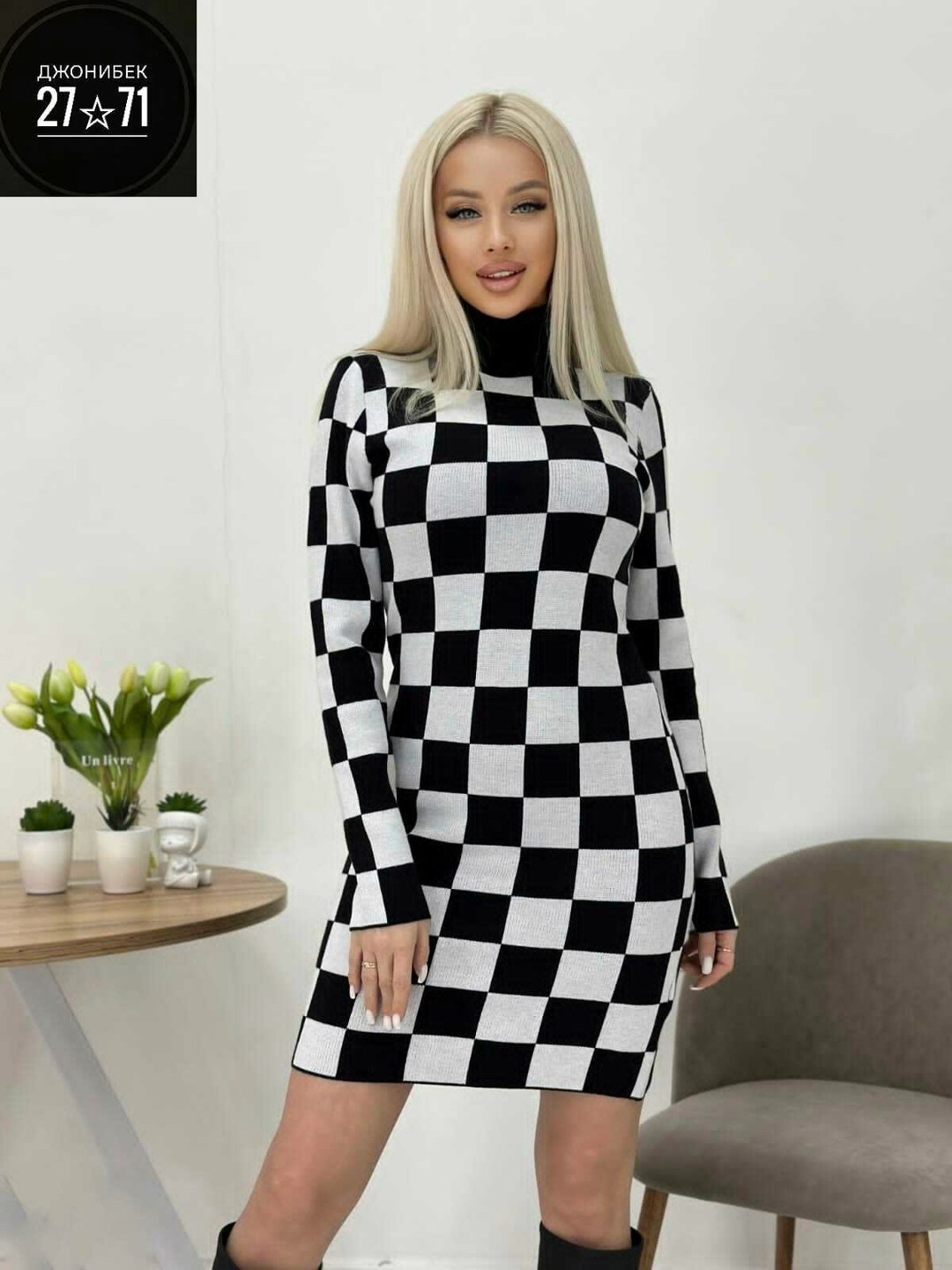 теплое платье,платье женская,теплое платье женское,вязаное платье женское,платье разноцветное