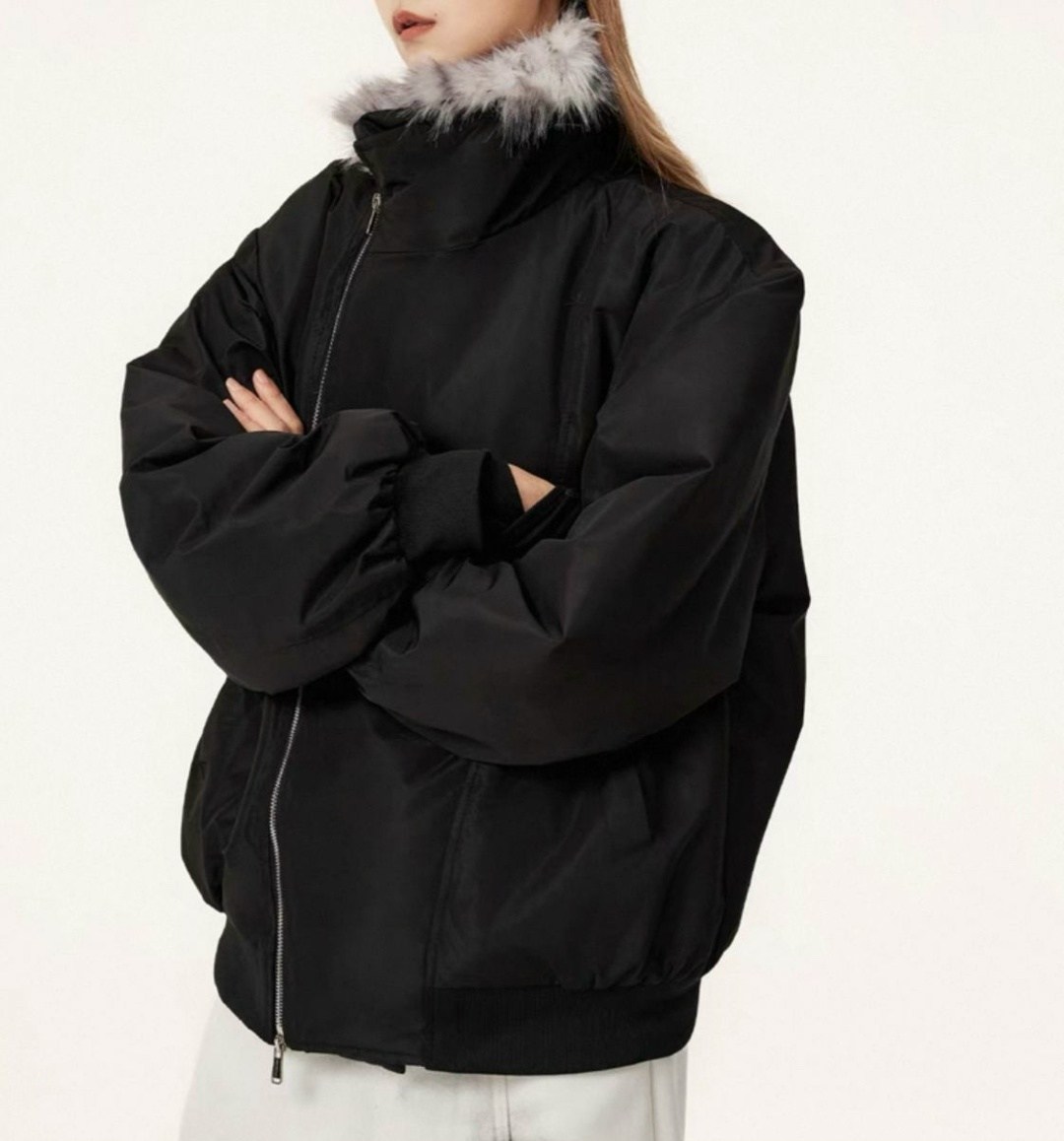 стильные пуховики,пуховики с мехом,куртка зимняя женская,пуховики с натуральным мехом,куртка с мехом