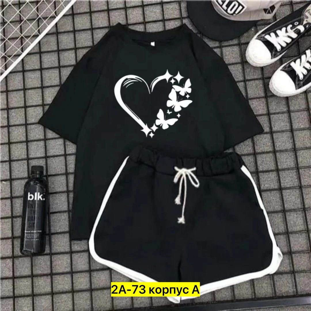 женский костюм с шортами,костюм с шортам,костюм женский ,летние костюмы,женский костюм шорты футболка