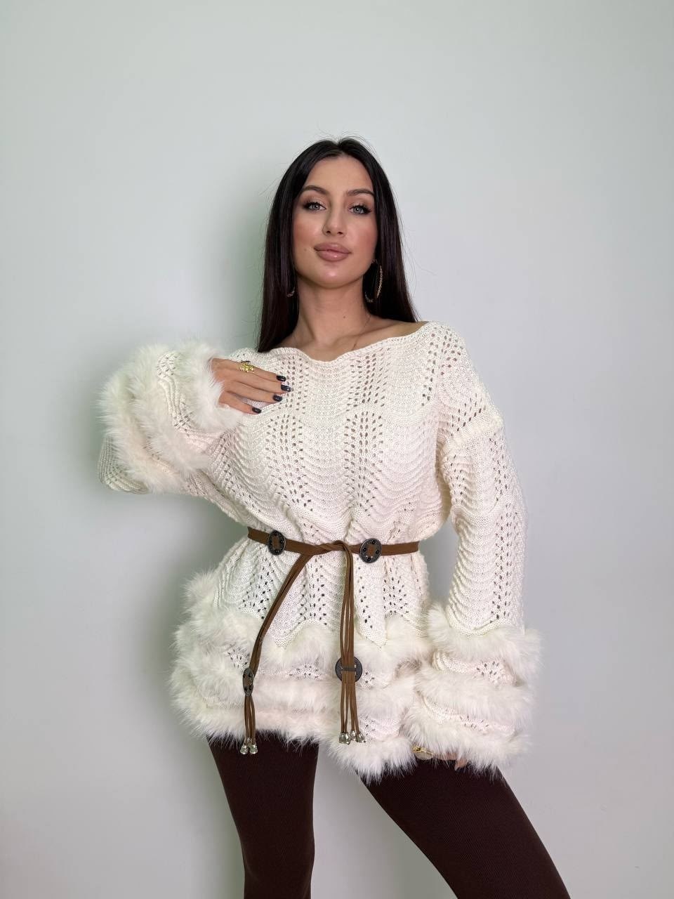 модный джемпер,свитер с бахромой,вязаные свитера,кофта женская,вязаные свитера женские