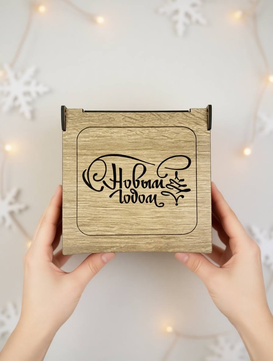 деревянные подарочные коробки,коробка подарочная с новым годом,подарочная коробка,деревянные подарки,новогодние коробки