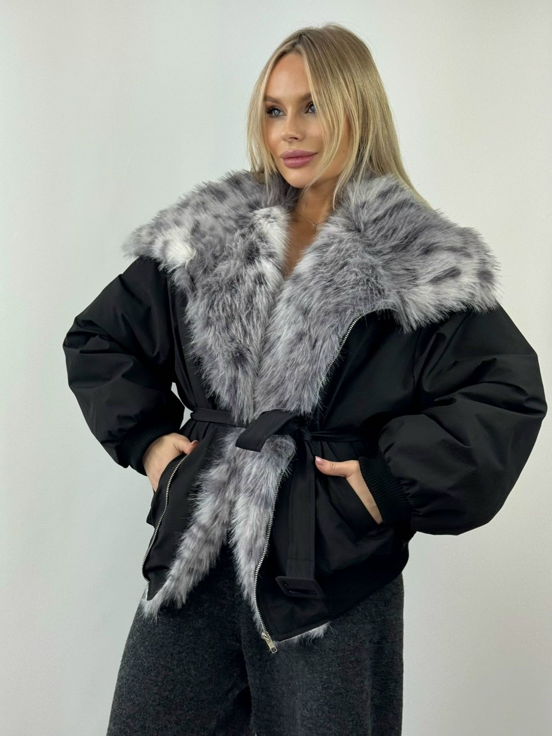 стильные пуховики,пуховики с мехом,куртка зимняя женская,пуховики с натуральным мехом,куртка с мехом