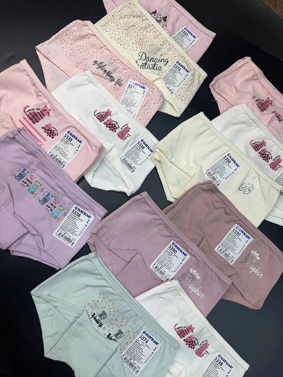 комплект трусов для девочек baykar,трусы baykar для девочек,детские трусы для девочек,комплект трусов слипы baykar для девочек,трусы шорты байкар для девочек