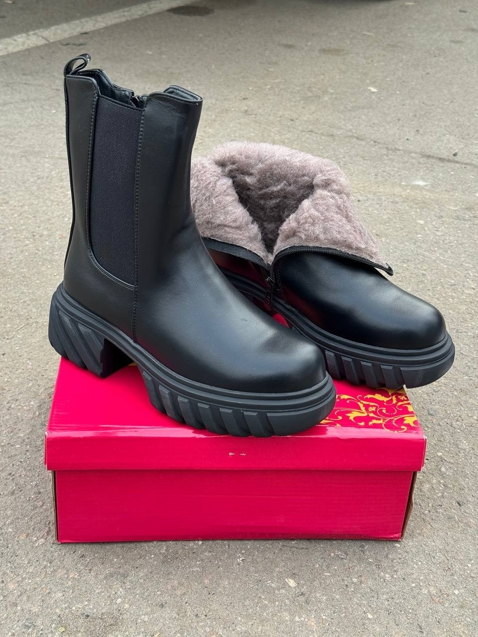 ,женские ботинки,зимние ботинки челси,зимняя  женская, женская