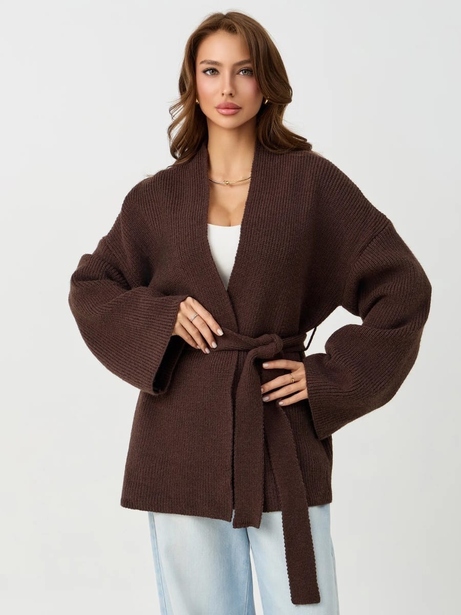 кардиган,кардиган с поясом,кардиган вязаное,кардиган вязаный на поясе удлиненный,кардиган женский