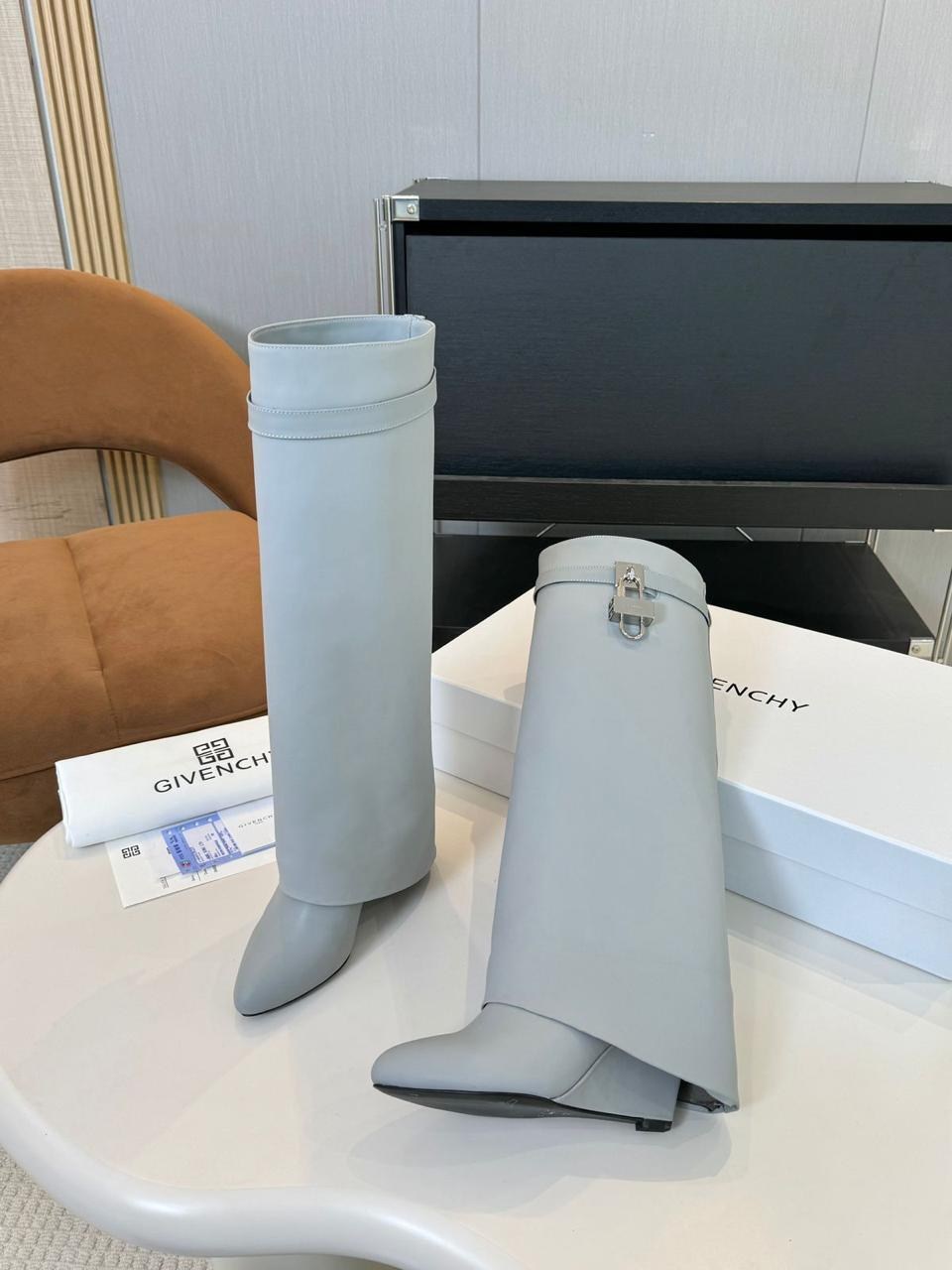 сапоги givenchy,сапоги givenchy shark lock,сапоги живанши,высокие сапоги,дживанши сапоги