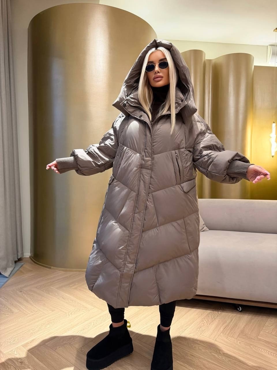 стильные пуховики,пуховик повседневный,длинные пуховики,пуховик,удлиненный пуховик